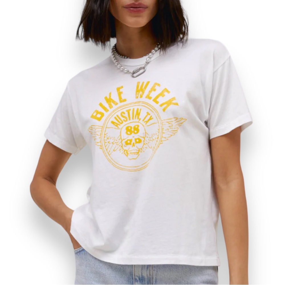 NWOT DAYDREAMER BIKE WEEK 88 RINGER TEE XL